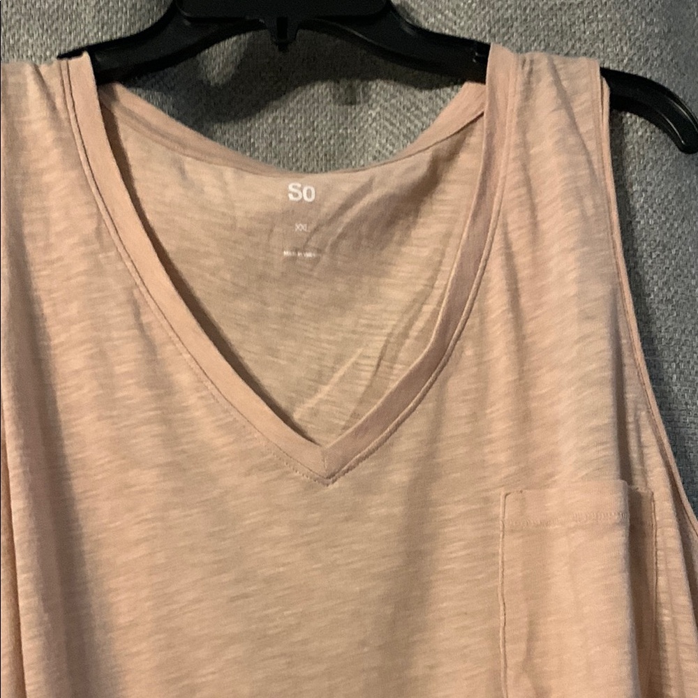 Women's Sleeveless Knotted Top - Cream - Picture 2 of 6